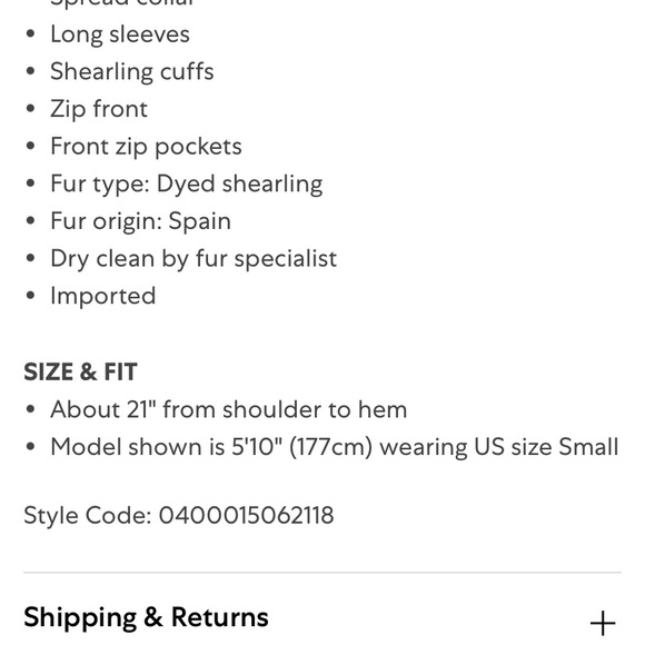 Dominic Bellissimo genuine shearling jacket black size s - Picture 2 of 7